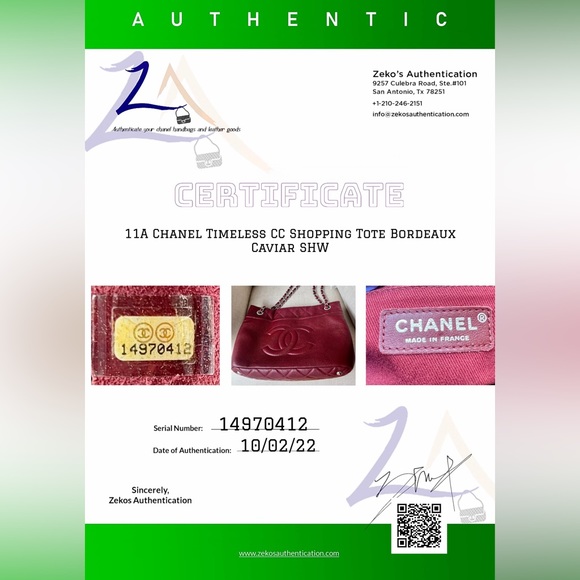 Authentic Vintage Timeless Large quilted timeless CC soft tote - Picture 17 of 17